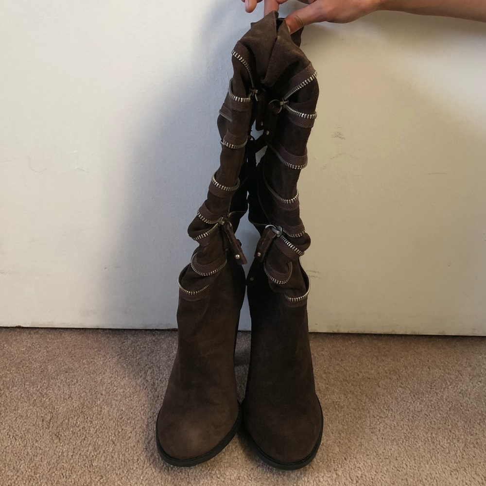 7 For All Mankind Zipper Boots